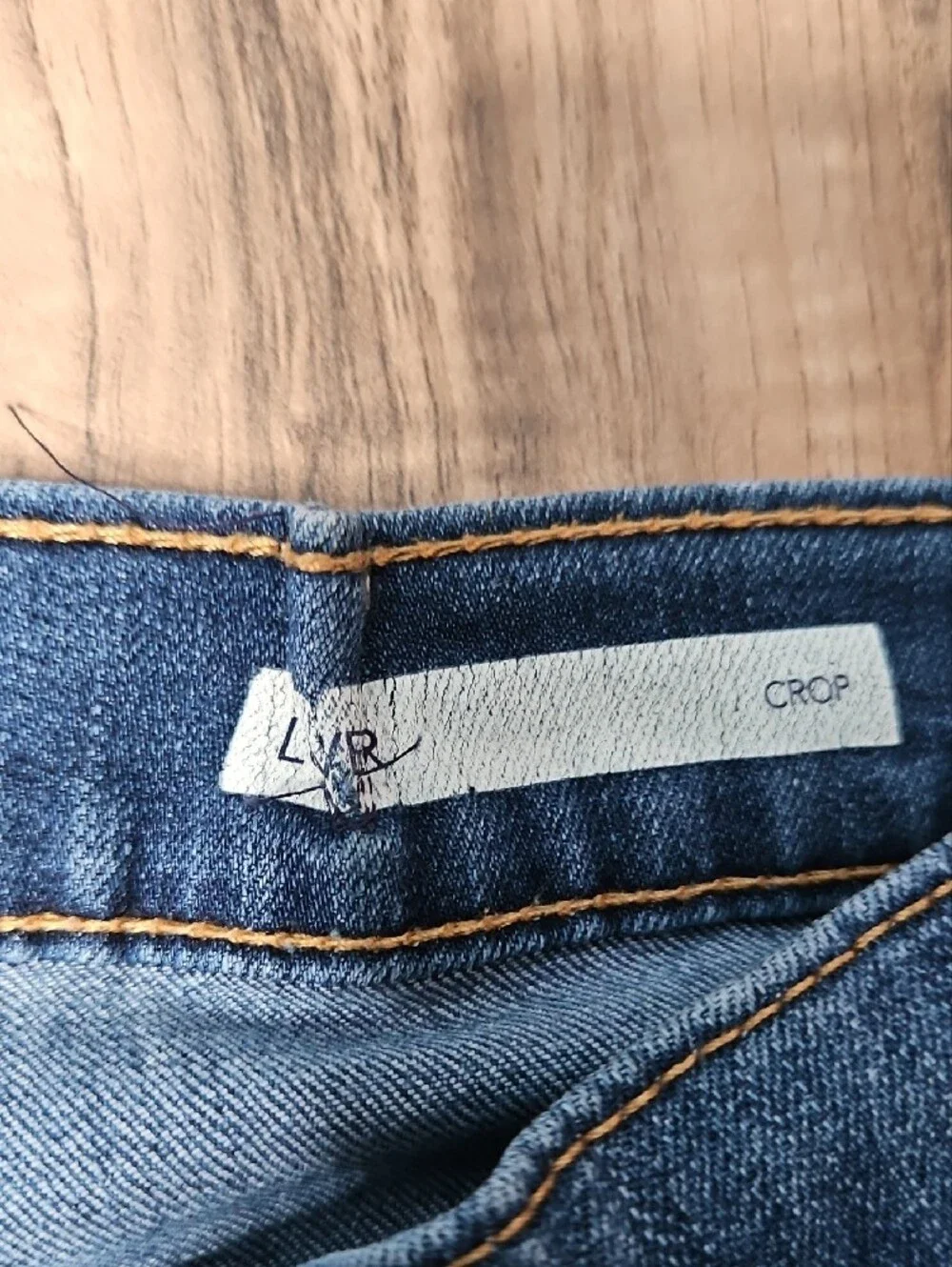 Code Blue Crop Women's Blue Embroidered Back-Pocket Jeans 12 Petite